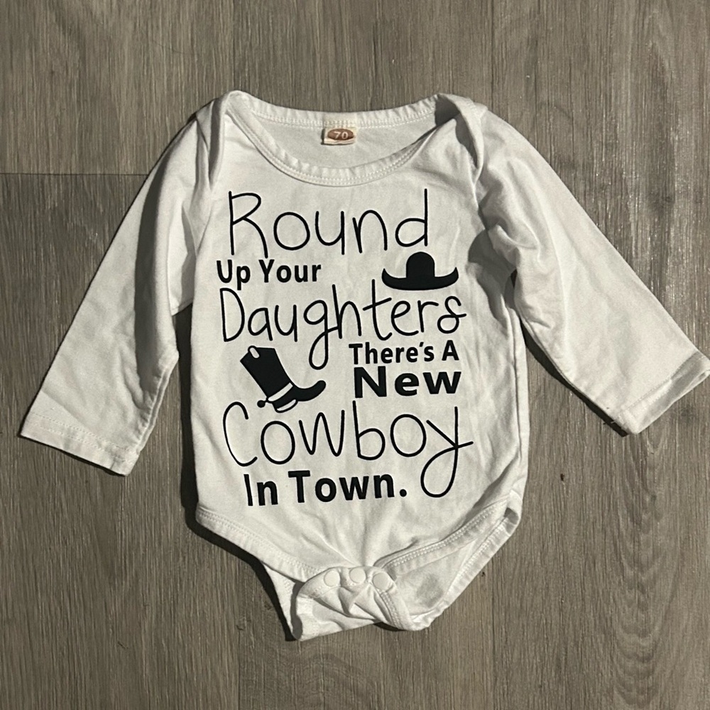 Rodeo Onesie 6 months